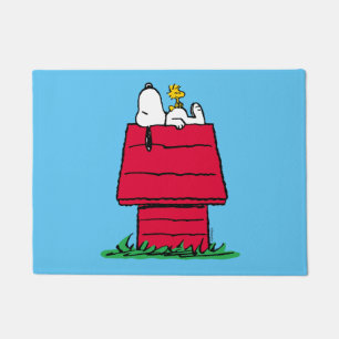 Felpudo Cacahuetes   Snoopy & Woodstock Doghouse