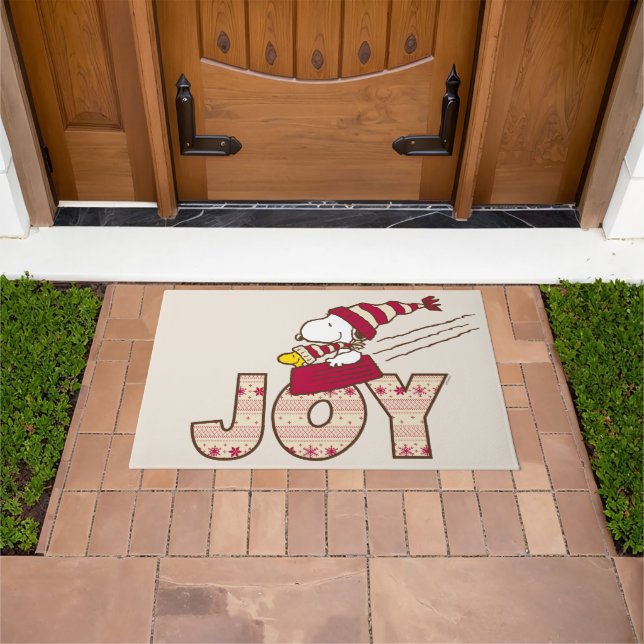 Felpudo Cacahuetes | Snoopy & Woodstock Joy Sled Ride (Exterior)