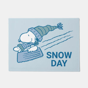 Felpudo Cacahuetes Snoopy & Woodstock Sledding