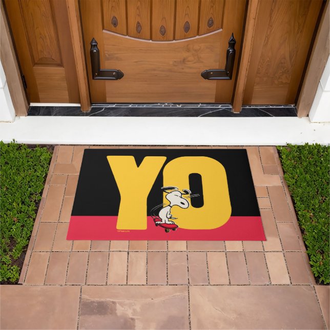 Felpudo Cacahuetes | Snoopy YO Skateboard (Exterior)