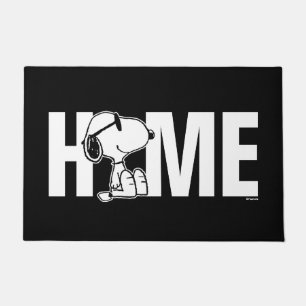 Felpudo Cacahuetes   Sonrisa de gafas de sol Snoopy