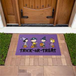 Felpudo Cacahuetes   Trick o Trete de Halloween