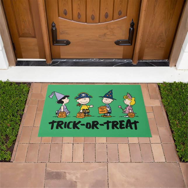 Felpudo Cacahuetes | Trick o Trete de Halloween (Exterior)