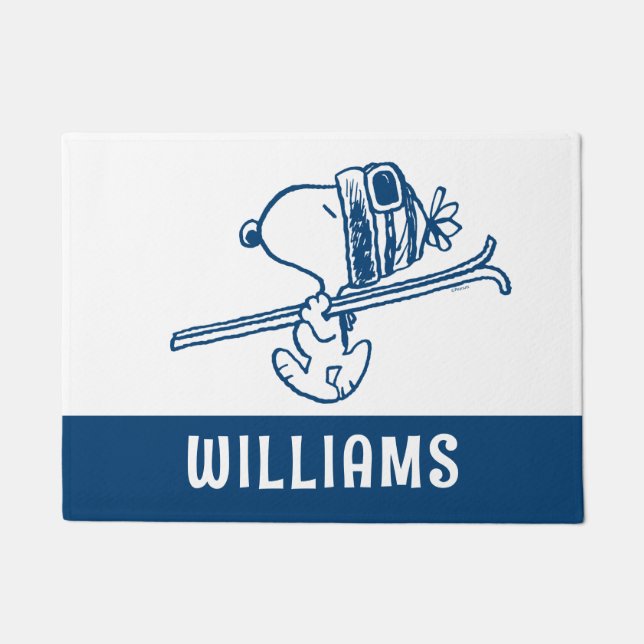 Felpudo Cacahuetes | Viaje en Ski Snoopy (Anverso)