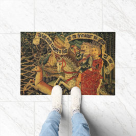 Felpudo Cacería de amor al renacimiento medieval alemán vi