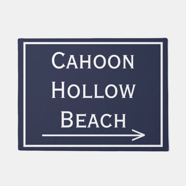 Felpudo Cahoon Hollow Beach Wellness MAMÁES Doormat (Anverso)