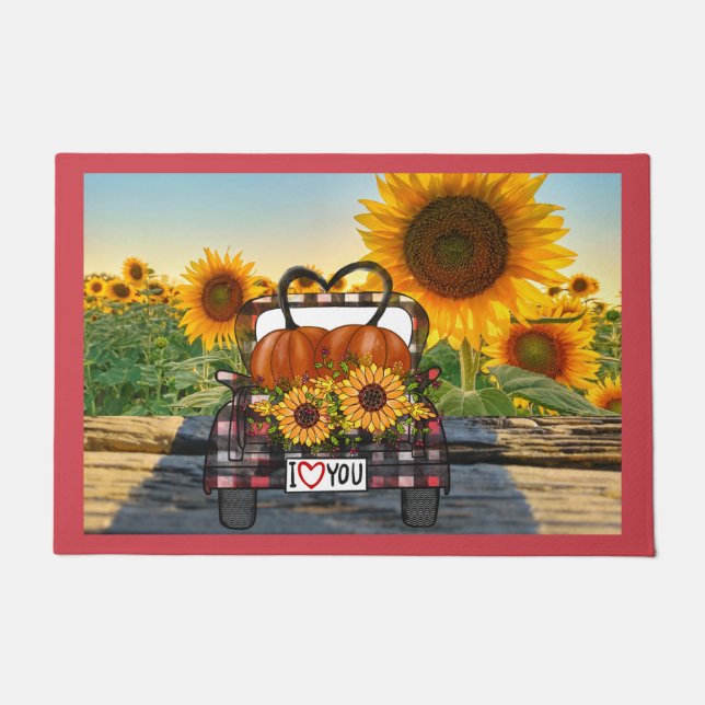 Felpudo Caída de Buffalo Plaid (Anverso)