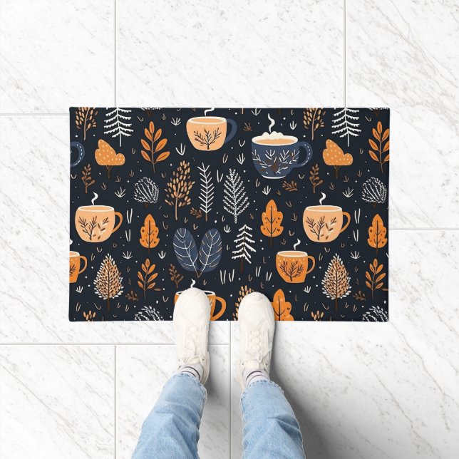 Felpudo Caída Sencilla de los Campesinos deja patrón de fo (Interior)