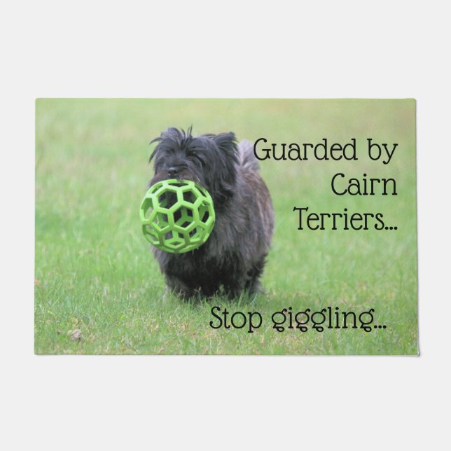 Felpudo Cairn terrier (Anverso)