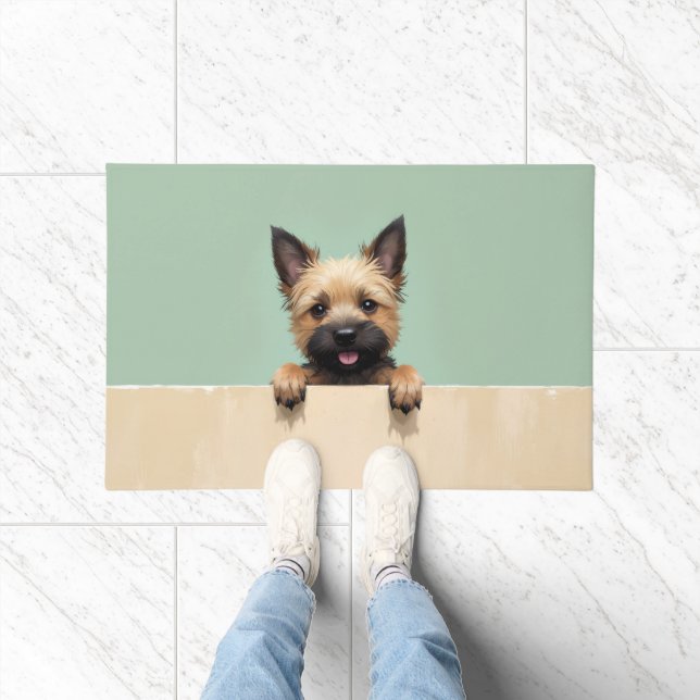 Felpudo Cairn Terrier Doormat Art (Interior)