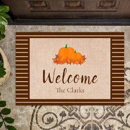 Felpudo Calabaza de Apellidos de la familia de las bandas 