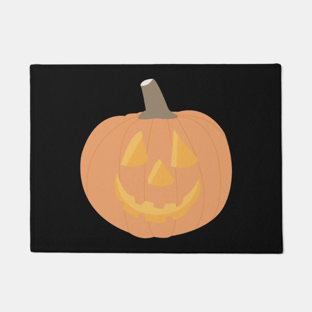 Felpudo Calabaza de Halloween (Anverso)