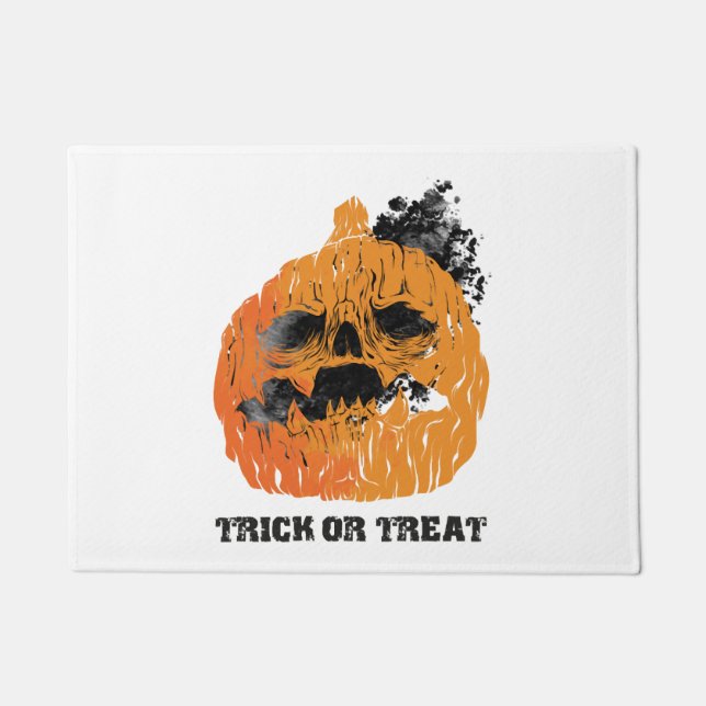 Felpudo Calabaza de Halloween (Anverso)