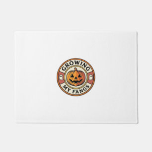 Felpudo Calabaza de Halloween Creciendo Mis Colmillos Insi