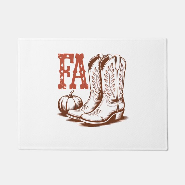 Felpudo Calabaza de Nova Caída Otoño (Anverso)