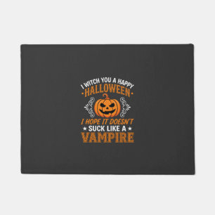 Felpudo Calabaza de vampiro divertida de Halloween