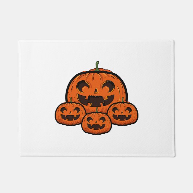 Felpudo Calabaza divertida de Halloween, Halloween fantasm (Anverso)