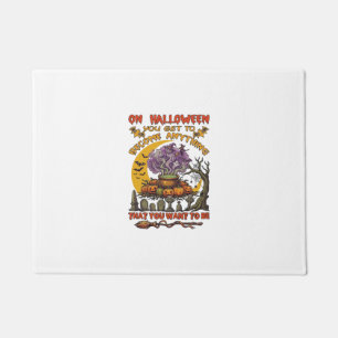 Felpudo Calabaza Fantasma Gato Caldero Cualquier Cosa Hall