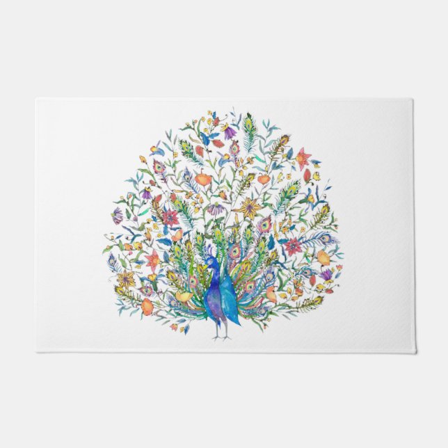 Felpudo Calabaza floral acuática (Anverso)