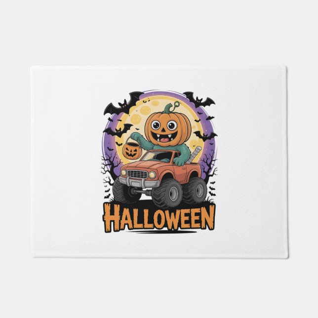 Felpudo Calabaza juguetona (Anverso)