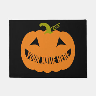 Felpudo Calabaza personalizada de Halloween