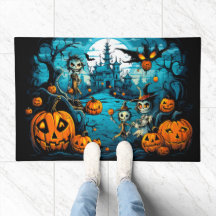 Calabazas espeluznantes de Halloween fantasmas Man