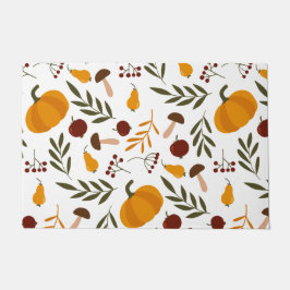 Felpudo Calabazas, granadas de grano, peras