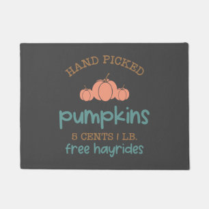 Felpudo Calabazas recolectadas a mano