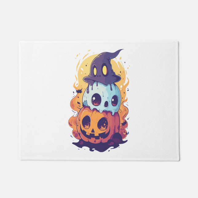 Felpudo calavera, amigos fantasmas (Anverso)