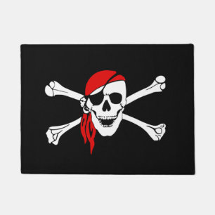 Felpudo Calavera y huesos cruzados de pirata