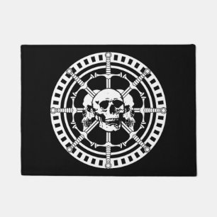 Felpudo Calaveras con espadas