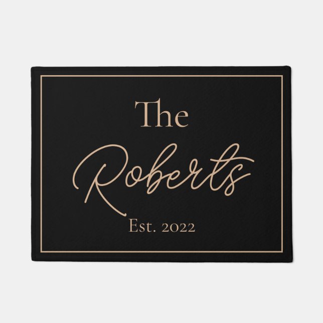 Felpudo Calentamiento de viviendas moderno | Nuevo hogar | (Anverso)