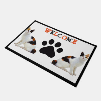 Felpudo Calico Gatos Doormat