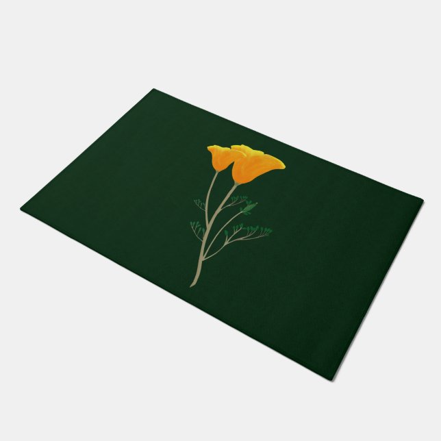 Felpudo California Poppy Doormat (Angular)