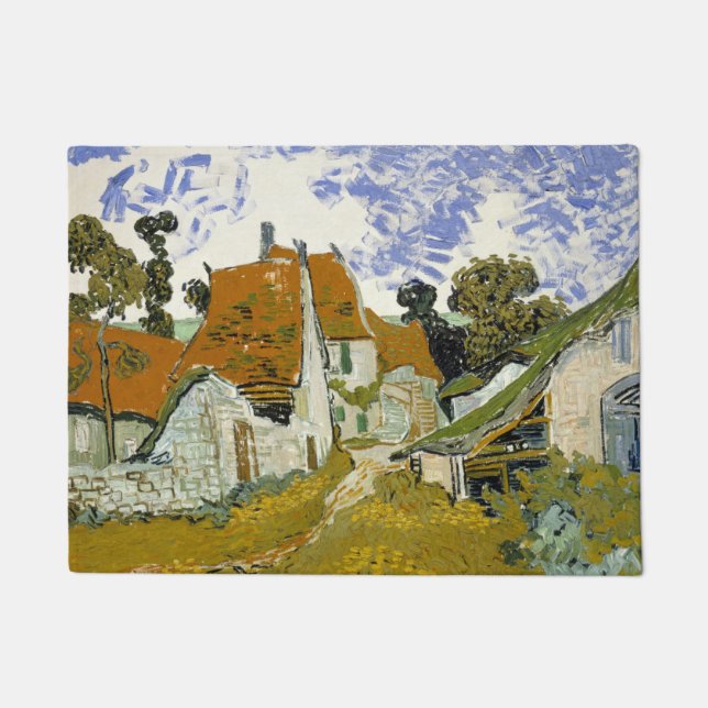 Felpudo Calle Auvers-sur-Oise Vincent van Gogh (Anverso)