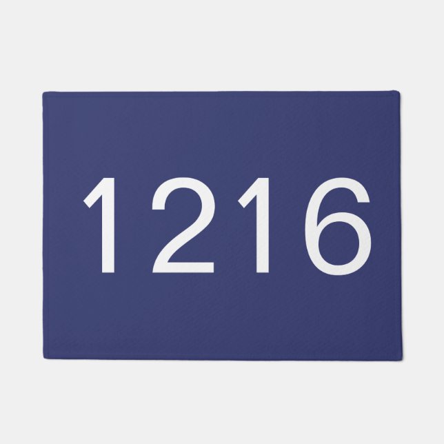 Felpudo Cámara de números de dirección (Anverso)