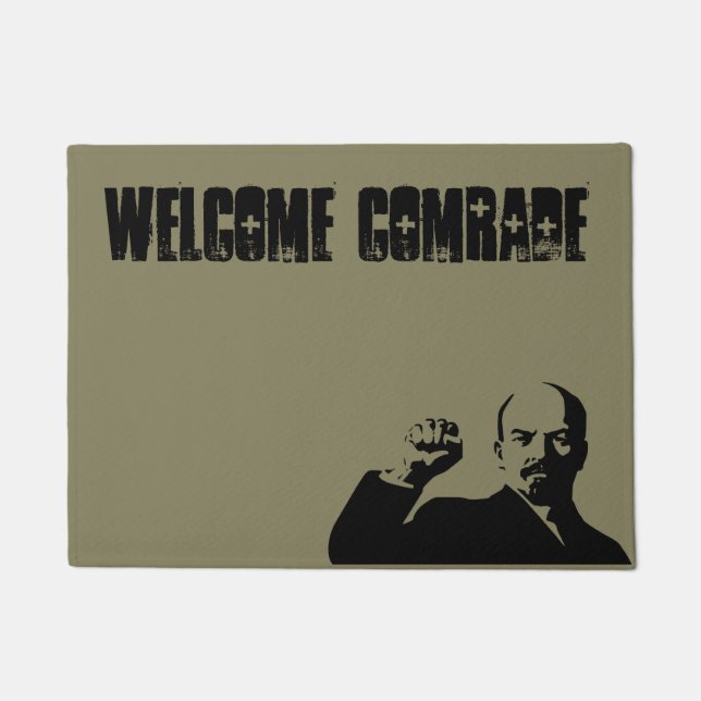 Felpudo Camarada agradable Lenin Doormat (Anverso)