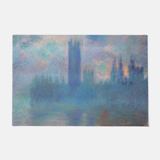 Felpudo Cámaras del Parlamento (Londres), Monet (Anverso)