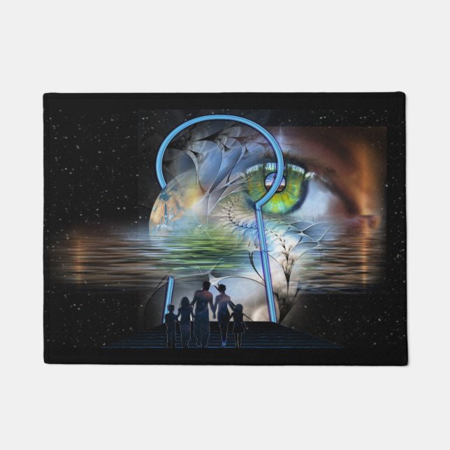 Felpudo Cambios de realidad (Anverso)