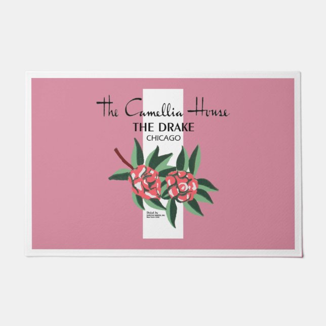 Felpudo Camellia House, Drake Hotel, Chicago; 1940-1977 (Anverso)