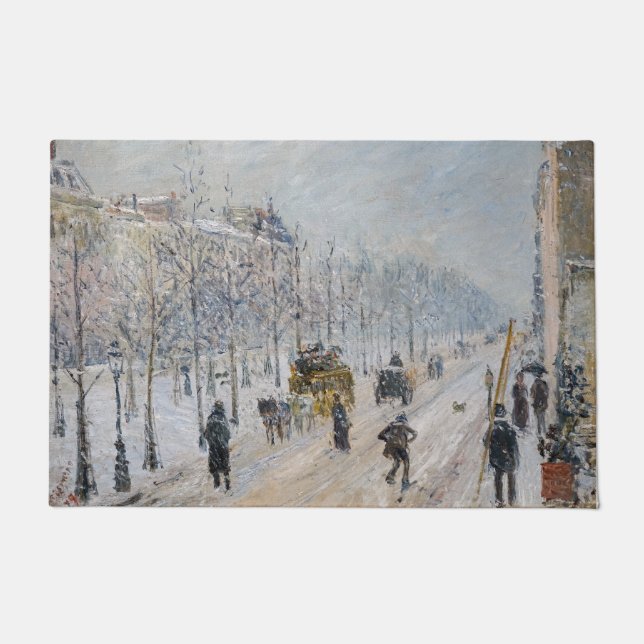 Felpudo Camille Pissarro - Boulevares exteriores, efecto n (Anverso)