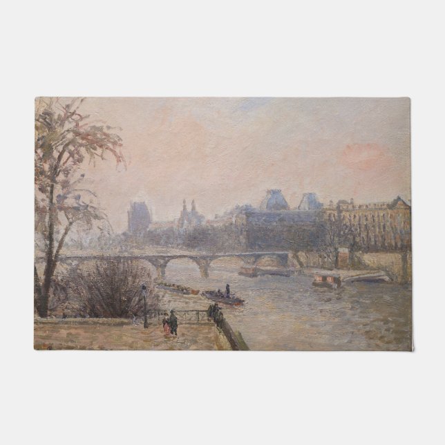Felpudo Camille Pissarro - El Sena y el Louvre (Anverso)