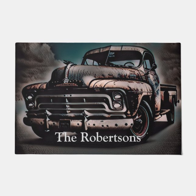 Felpudo Camión antiguo - Un clásico eterno (Anverso)