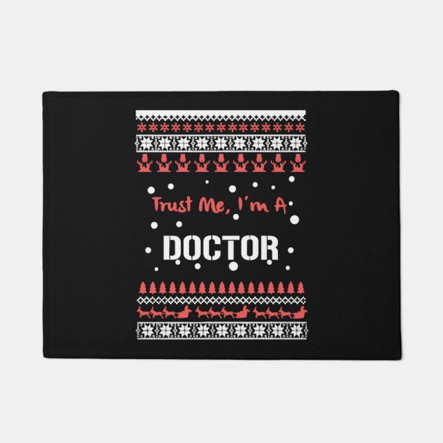 Felpudo Camisa de Navidades médicas (Anverso)