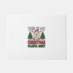 Felpudo Camisa de pijama de Navidad Cerdo Lindo Vector Des