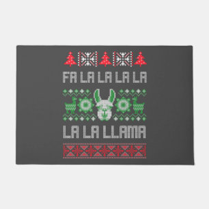 Felpudo Camisa Fa La Llama - Suéter Llam, Navidades feos