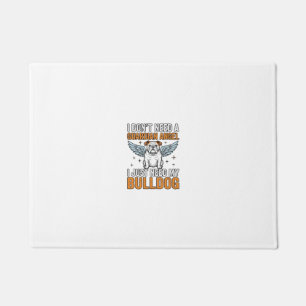Felpudo Camiseta Ángel de la Guarda Bulldog Amante de Perr