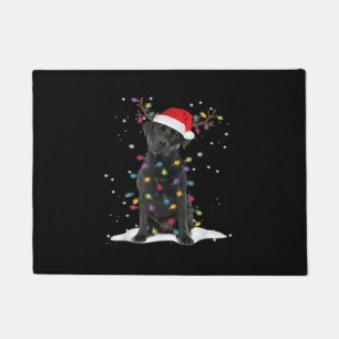 Felpudo Camiseta clásica de luces de árbol de Navidad con