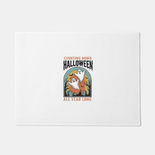 Felpudo Camiseta de Cuenta Regresiva de Halloween Gráfico