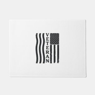Felpudo Camiseta de diseño vectorial vintage de la bandera